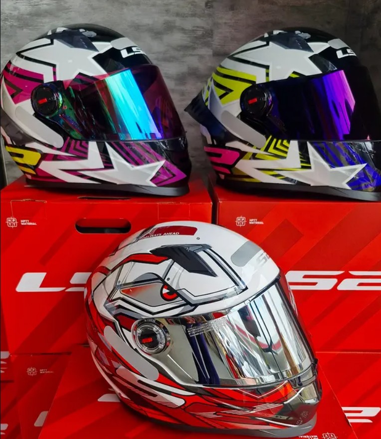 Capacetes LS2 revisados na Oficina do Capacete